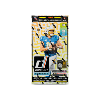 compare product 2023 Panini Donruss Football Hobby 18 Box Case