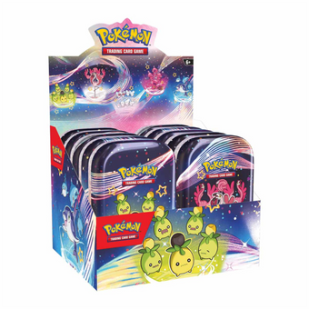 compare product Pokemon Scarlet & Violet Paldean Fates Mini Tin Display Box