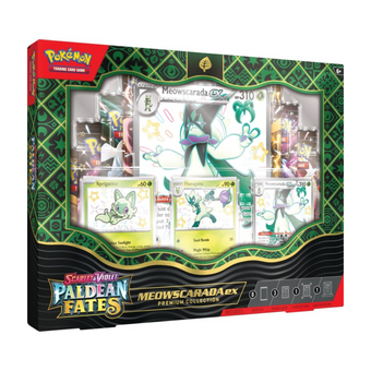 compare product Pokemon Scarlet & Violet Paldean Fates EX Premium Collection Box - 6 Box Case