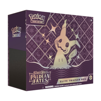 compare product Pokemon Scarlet & Violet Paldean Fates Elite Trainer 10 Box Case