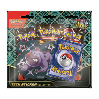 compare product Pokemon Scarlet & Violet Paldean Fates Tech Sticker Collection 12 Box Case