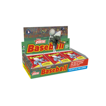 compare product 2024 Topps Heritage Baseball Hobby 12 Box Case