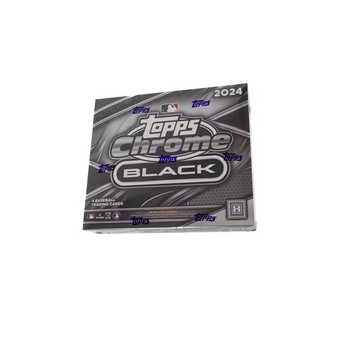 compare product 2024 Topps Chrome Black Baseball Hobby 12 Box Case