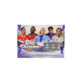 compare product 2023-24 Topps UEFA Club Competitions Chrome Soccer Breaker's Delight Box