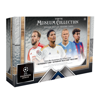 compare product 2023/24 Topps Museum Collection UEFA Champions League Soccer Hobby 12 Box Case