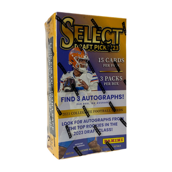 compare product 2023 Panini Select Draft Picks Football Hobby 12 Box Case