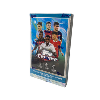 compare product 2022-23 Topps UEFA Club Competitions Chrome Soccer Lite 16 Box Case
