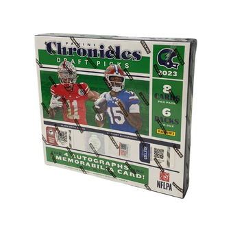compare product 2023 Panini Chronicles Draft Picks Football Hobby 16 Box Case