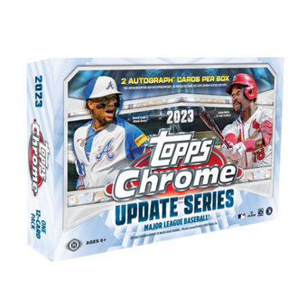 compare product 2023 Topps Chrome Update Series Baseball Breaker's Delight 10 Box Case