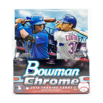 compare product 2016 Bowman Chrome Baseball Hobby Box
