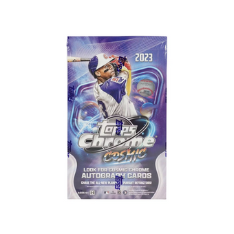 compare product 2023 Topps Cosmic Chrome Baseball Hobby 12 Box Case