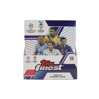 compare product 2022-23 Topps Finest UEFA Club Competitions Soccer Hobby 8 Box Case