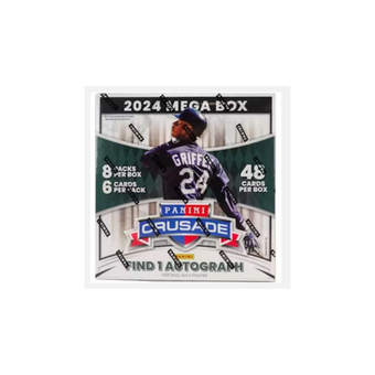 compare product 2024 Panini Crusade Baseball Mega 20 Box Case