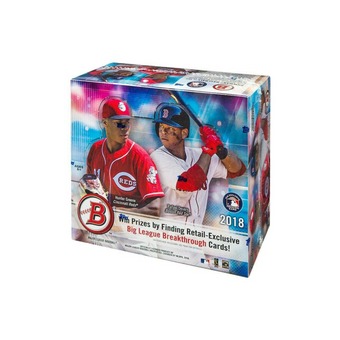 compare product 2018 Bowman Baseball Retail Box