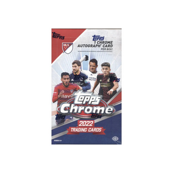 compare product 2022 Topps MLS Chrome Soccer Hobby 12 Box Case