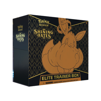 compare product Pokemon Shining Fates Elite Trainer 10 Box Case