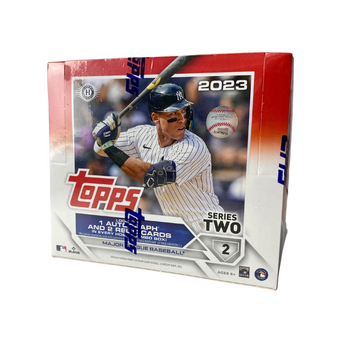 compare product 2023 Topps Series 2 Baseball Jumbo 6 Box Case
