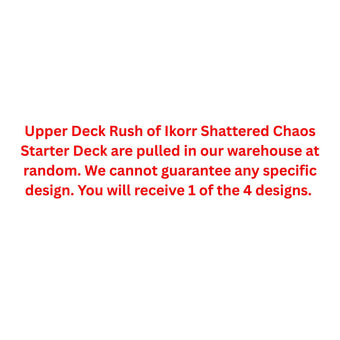 compare product Upper Deck Rush of Ikorr Shattered Chaos Starter Deck