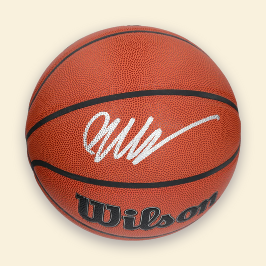 Victor Wembanyama Autographed Basketball With Fanatics COA