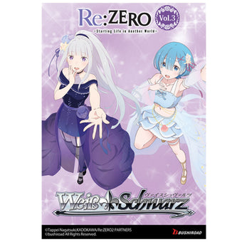 compare product Weiss Schwarz Re:ZERO Starting Life in Another World Vol.3 Booster Box (Presell)