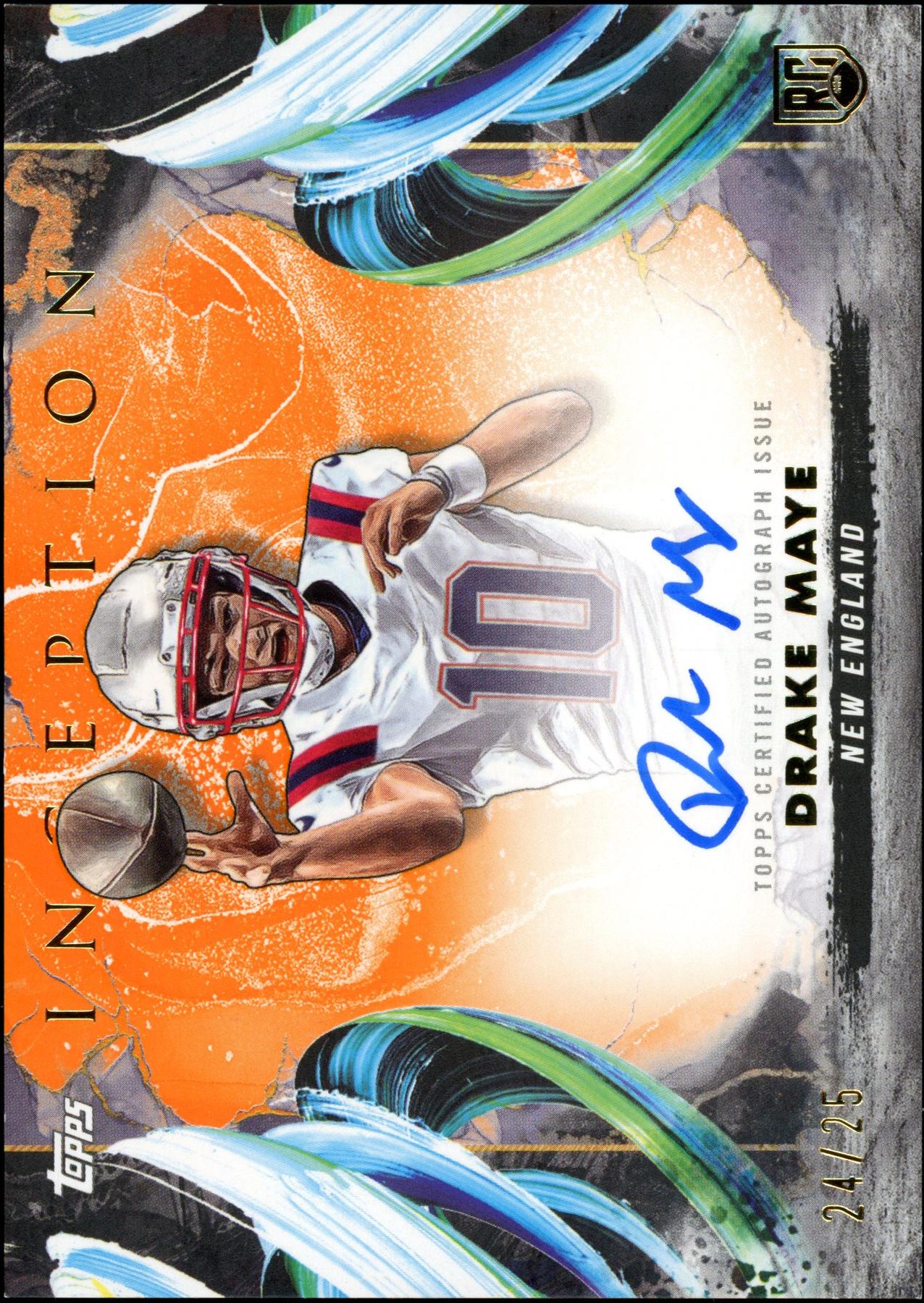 2025 Hit Parade Football Autographed Card Elite Series 10 Hobby