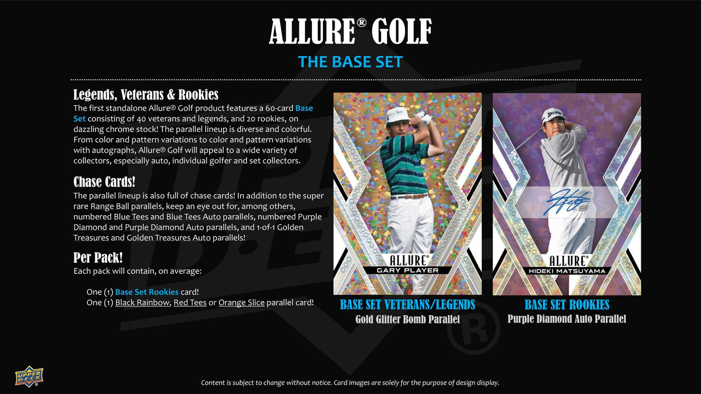 2026 Upper Deck Allure Golf Hobby