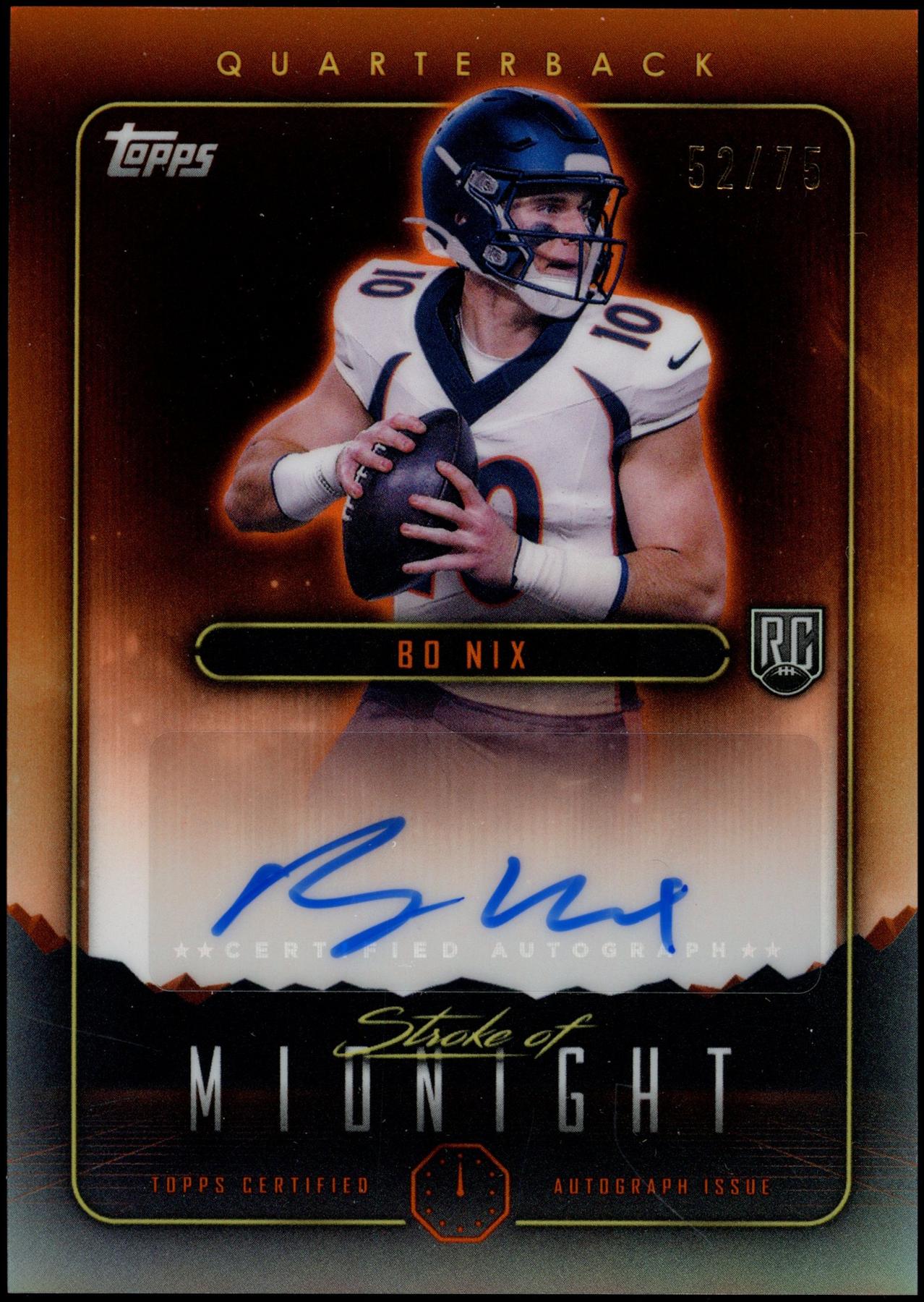 2025 Hit Parade Football Autographed Card Limited Series 31 Hobby