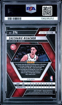 2024 Panini Mosaic Basketball Zaccharie Risacher #274 Honeycomb PSA 9