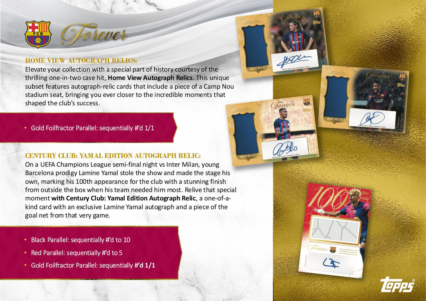 2025/26 Topps Barcelona Forever Hobby