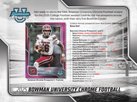 2025 Bowman University Chrome Football Blaster