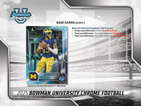 2025 Bowman University Chrome Football Blaster