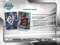 2025 Bowman University Chrome Football Blaster