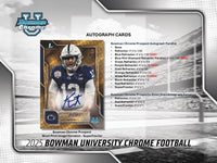 2025 Bowman University Chrome Football Blaster