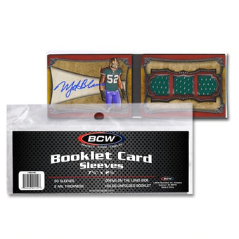 compare product BCW Insert Sleeves - Booklet Card 50-Count Pack