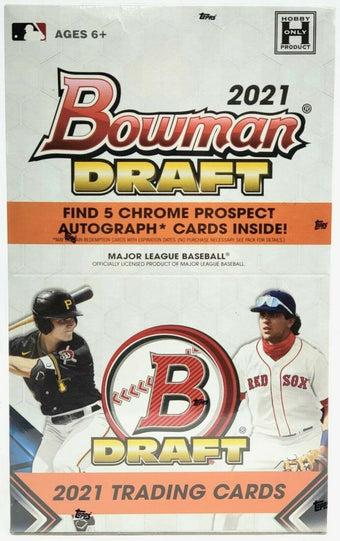 compare product 2021 Bowman Draft Super Jumbo MLB Hobby Box