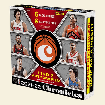 compare product 2021-22 Panini Chronicles Basketball Hobby Box