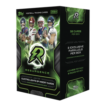 compare product 2024 Topps Resurgence Football Blaster 40 Box Case