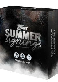 2025/26 Topps UEFA Club Competitions Summer Signings Soccer Set (Box)
