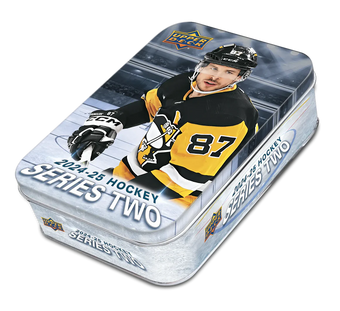 compare product 2024-25 Upper Deck Series 2 Hockey Tin 12 Box Case