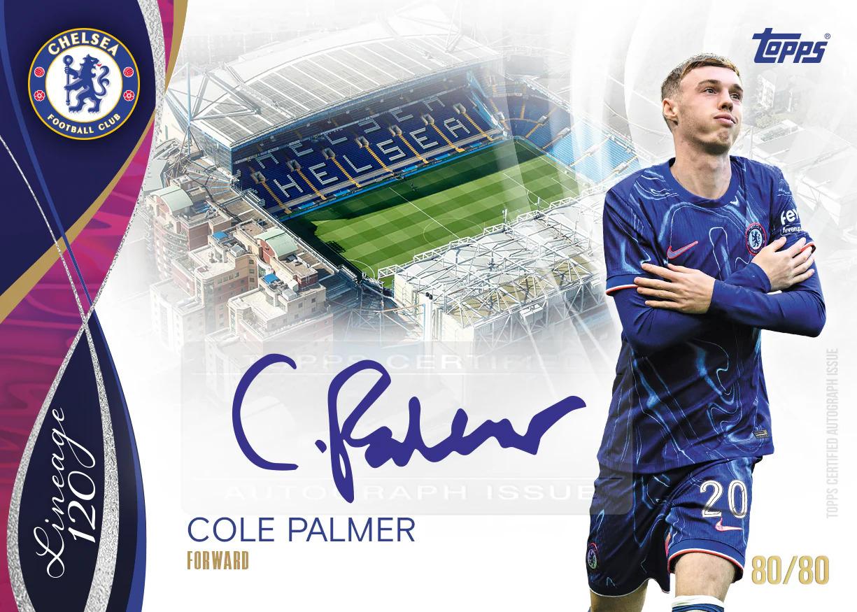 2024/25 Topps Chelsea Lineage 120 Years Anniversary Soccer Hobby