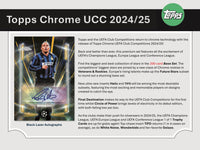 2024/25 Topps Chrome UEFA Club Competitions Soccer Hobby Jumbo