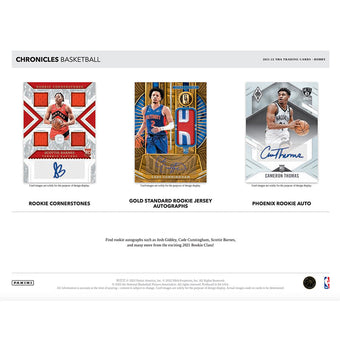 compare product 2021/22 Panini Chronicles Basketball Hobby 12 Box Case