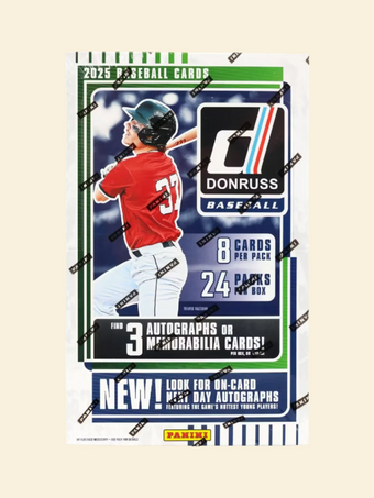 compare product 2025 Panini Donruss Baseball Hobby Box