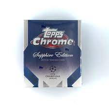 compare product 2019-20 Topps UEFA Champions League Chrome Soccer Sapphire Edition Box
