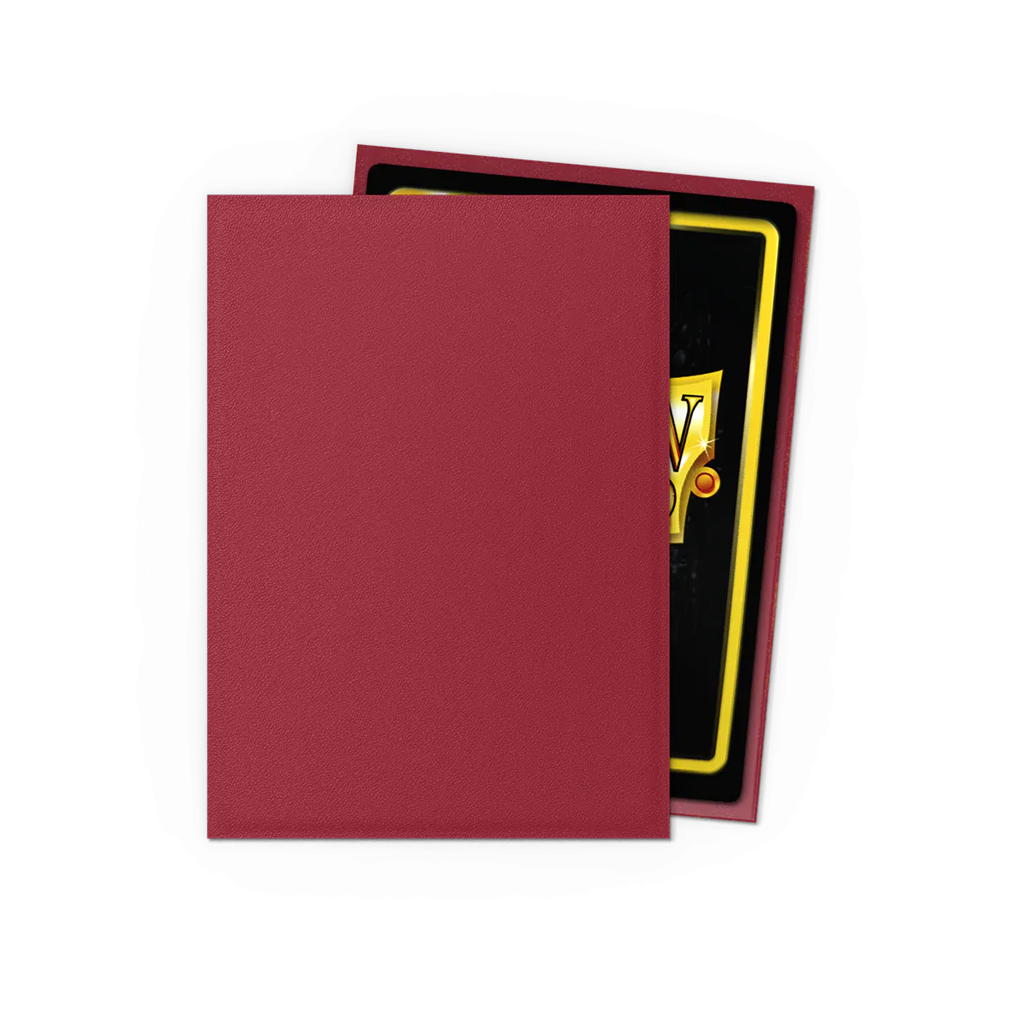 Dragon Shield Card Sleeves - Non-Glare Matte Blood Red (100)
