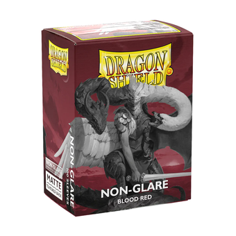 compare product Dragon Shield Card Sleeves - Non-Glare Matte Blood Red (100)