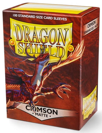compare product Dragon Shield Card Sleeves - Matte Crimson (100)