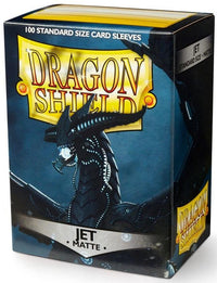Dragon Shield Card Sleeves - Matte Jet (100)