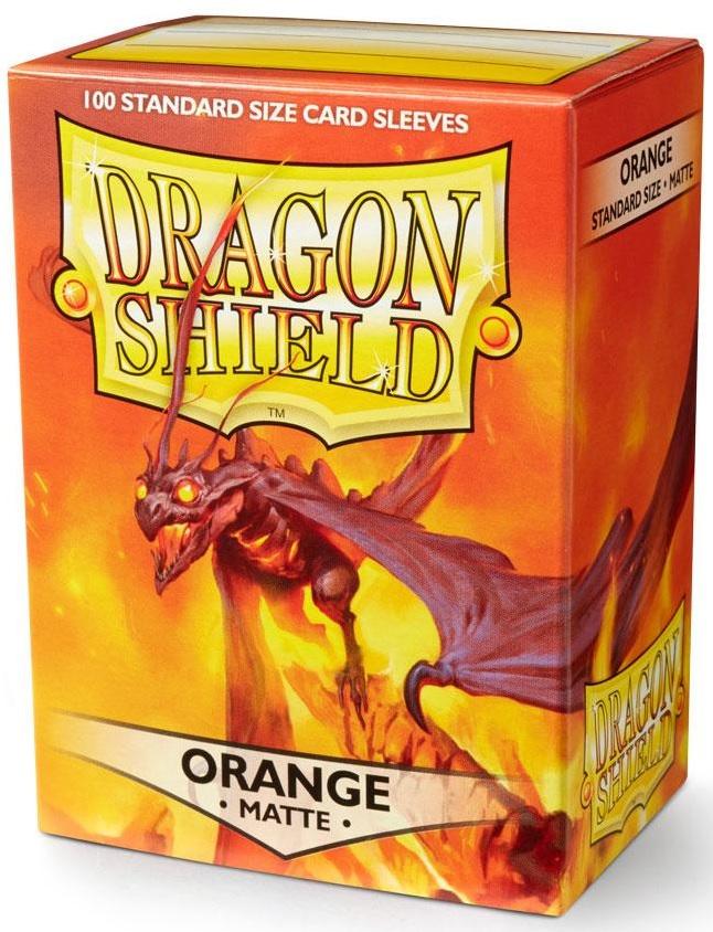Dragon Shield Card Sleeves - Matte Orange (100)