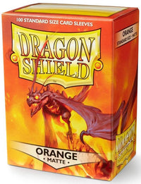Dragon Shield Card Sleeves - Matte Orange (100)